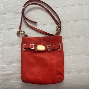 Michael Kors Crossbody Bag with Gold Accents